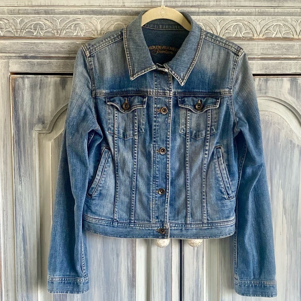 Ralph Lauren Premium Faded Truckers Jacket - Picture 2 of 13